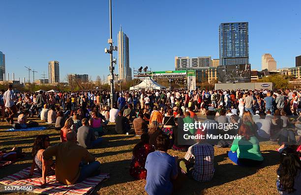 General view of atmosphere at the 2013 SXSW Music, Film + Interactive Festival held at the Auditorium Shores on March 15, 2013 in Austin, Texas.