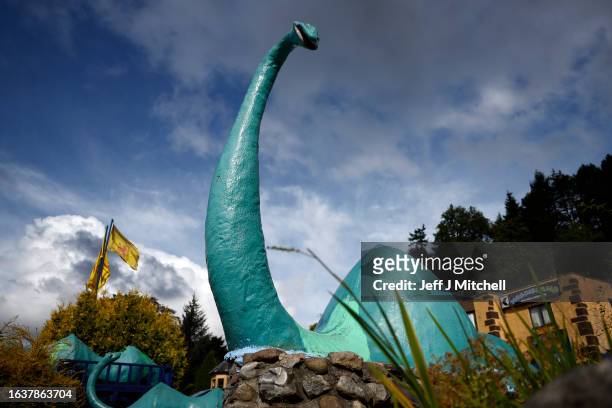 Model is seen near Loch Ness ahead of what is being described as the biggest search for the Loch Ness Monster since the early 1970s being held this...
