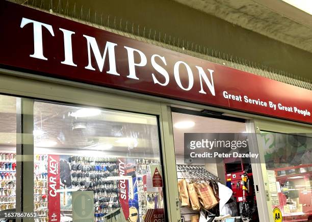 Roehampton, Surrey, ENGLAND Timpson store External Store Sign
