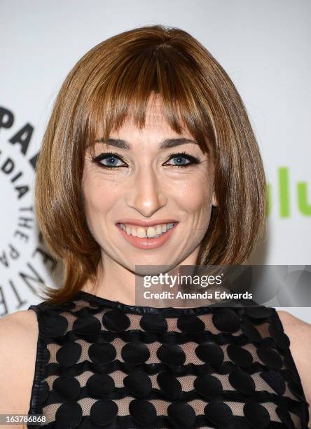 Actress Naomi Grossman arrives at the 30th Annual PaleyFest: The William S. Paley Television Festival - Closing Night Presentation honoring "American...