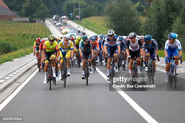 Cériel Desal of Belgium and Team Bingoal WB, Milan Fretin of Belgium and Team Flanders-Baloise, Frederik Wandahl of Denmark and Team Bora-Hansgrohe,...