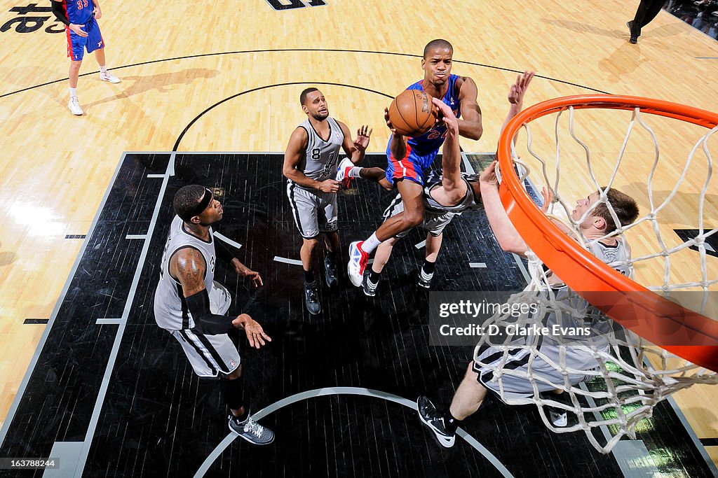 Detroit Pistons v San Antonio Spurs