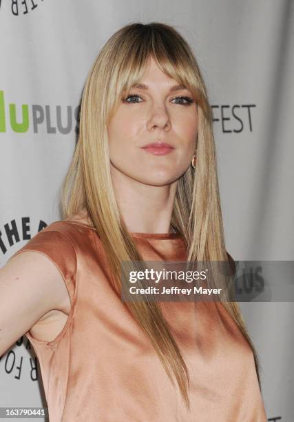 Actress Lily Rabe arrives at the 30th Annual PaleyFest: The William S. Paley Television Festival - Closing Night Presentation honoring 'American...