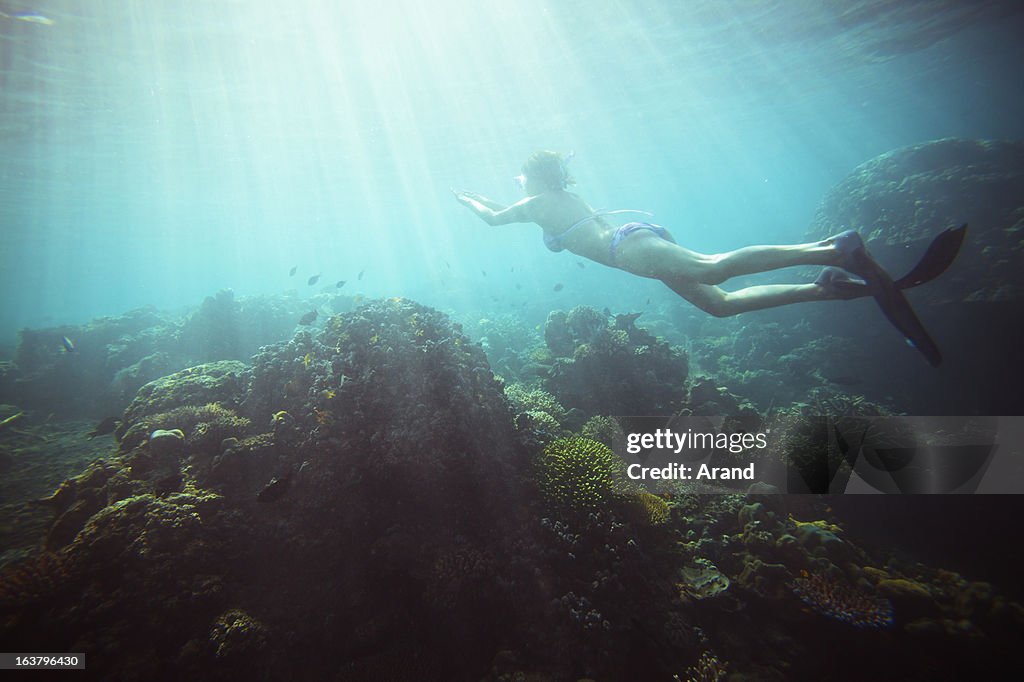 Deep snorkeling