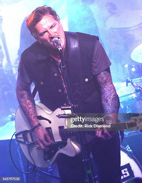 Butch Walker performs at Crush Night At SXSW at Vice Bar on March 15, 2013 in Austin, Texas.