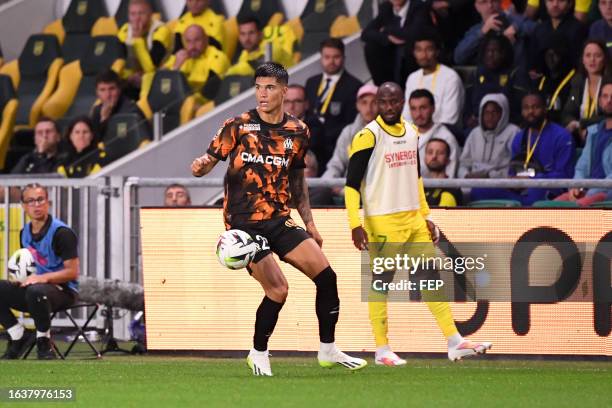 Carlos Joaquin CORREA during the Ligue 1 Uber Eats match between Football Club de Nantes and Olympique de Marseille at Stade de la Beaujoire on...