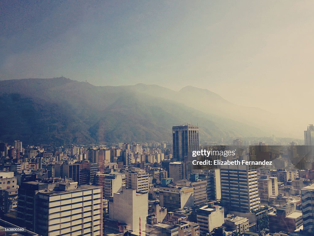 Vista del centro de Caracas