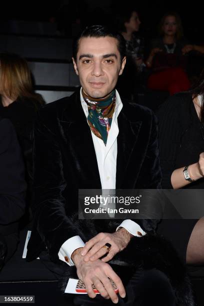 Antonio Monlio Nieto attends the Best of Mercedes-Benz Fashion Week Istanbul Fall/Winter 2013/14 at Antrepo 3 on March 16, 2013 in Istanbul, Turkey.
