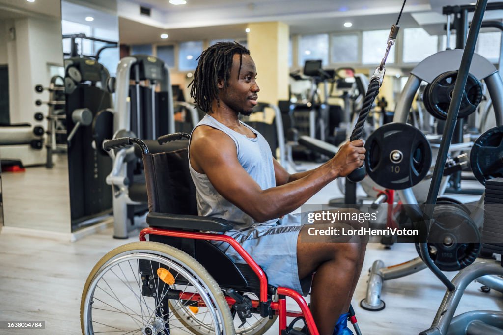 Exercise Disability Disabled Person Exercising
