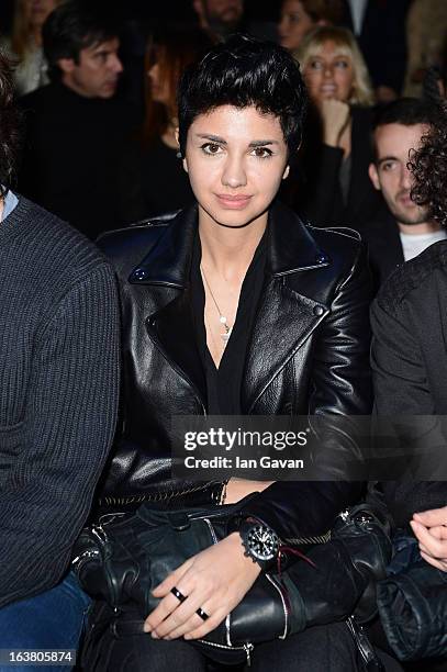 Nihan Buruk attends the Best of Mercedes-Benz Fashion Week Istanbul Fall/Winter 2013/14 at Antrepo 3 on March 16, 2013 in Istanbul, Turkey.