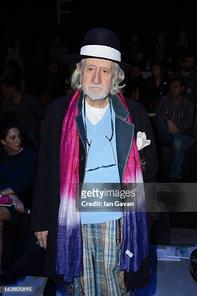 Ertekin Dincey attends the Best of Mercedes-Benz Fashion Week Istanbul Fall/Winter 2013/14 at Antrepo 3 on March 16, 2013 in Istanbul, Turkey.