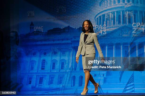 Mia Love, Republican Mayor of Saratoga Springs, Utah, speaks at the 2013 Conservative Political Action Conference March 16, 2013 in National Harbor,...