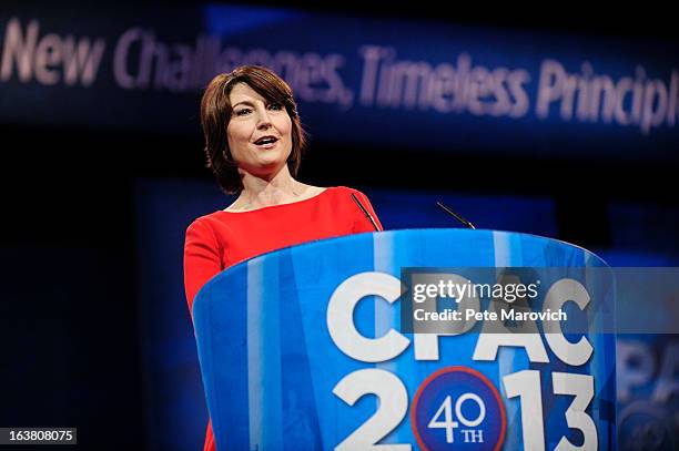 Rep. Cathy McMorris Rodgers speaks at the 2013 Conservative Political Action Conference March 16, 2013 in National Harbor, Maryland. The American...