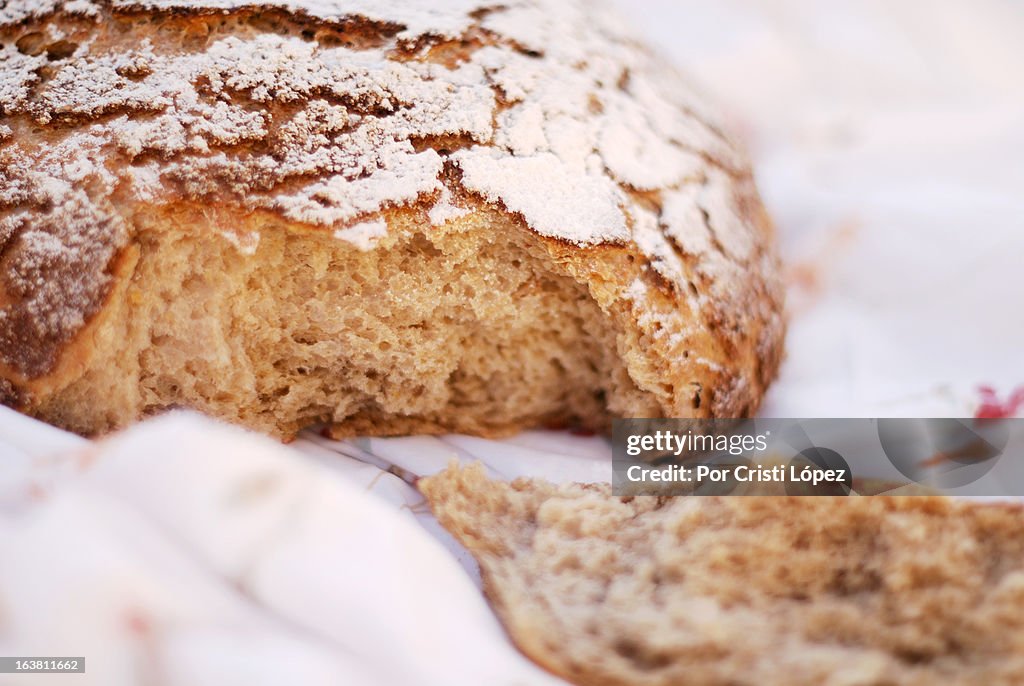 Pan de cerveza negra y avena