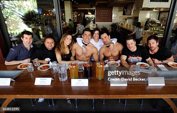 Hypnotist Marc Savard, chef Saul Ortiz-Cruz, Mariah of the production show "Fantasy", Chippendales dancer Jon Howes, chef Carla Pellegrino,...