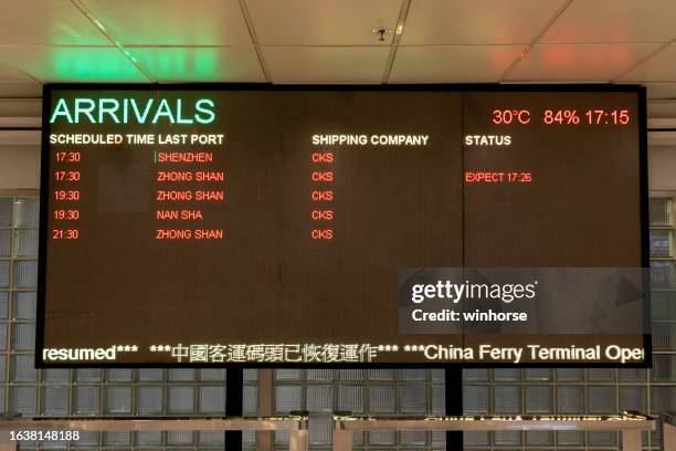 china ferry terminal in tsim sha tsui, kowloon, hong kong - ferry terminal stock pictures, royalty-free photos & images