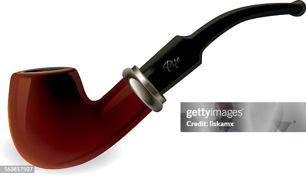 pipe - cigarette pack stock illustrations