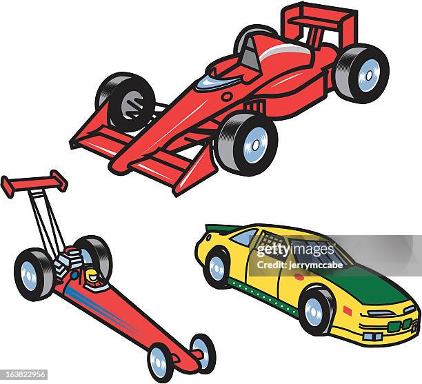 racing - drag racing stock illustrations