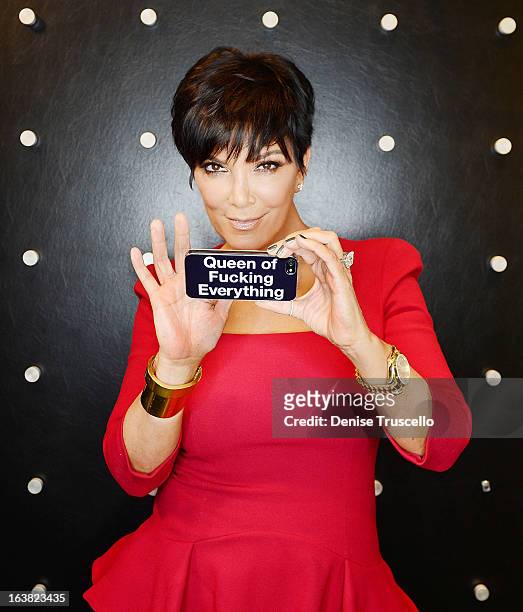 Kris Jenner portrait shoot at The Mirage Hotel & Casino on March 16, 2013 in Las Vegas, Nevada.
