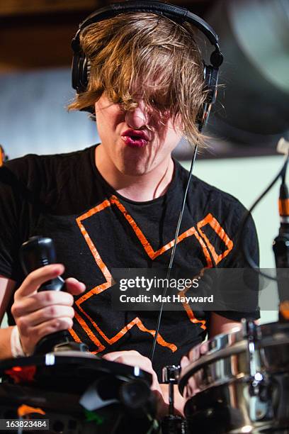 Robert DeLong performs an End Session for 107.7 The End at Elysian Fields on March 16, 2013 in Seattle, Washington.