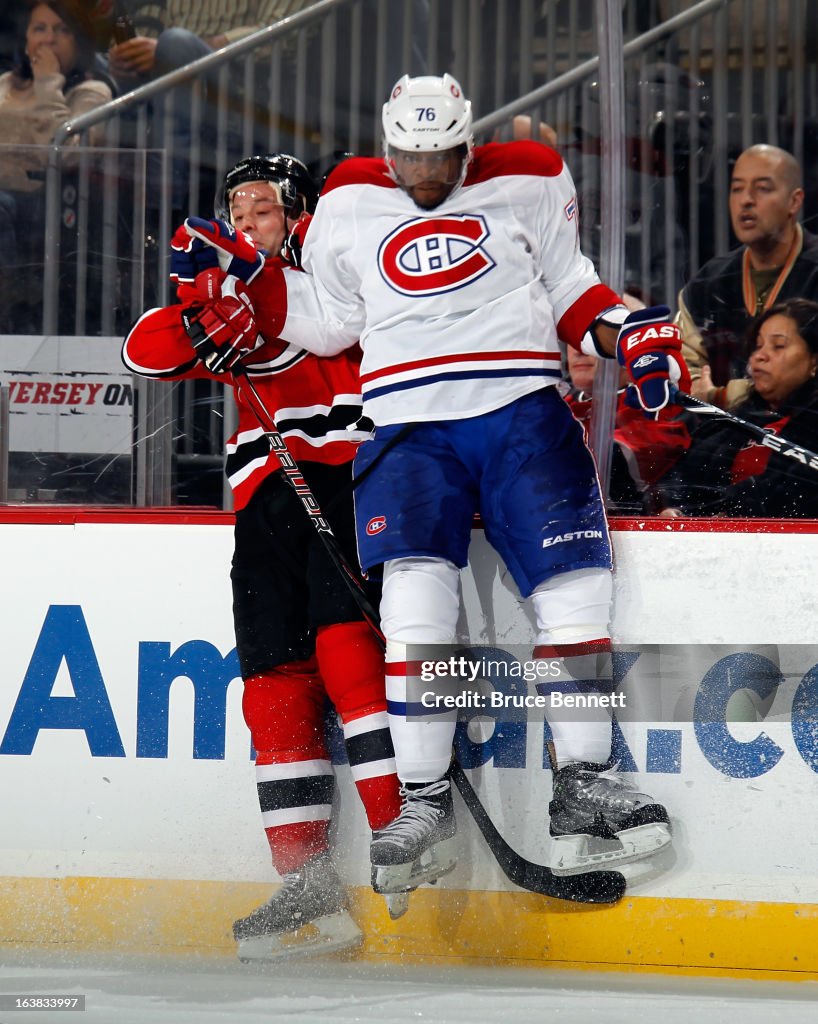 Montreal Canadiens v New Jersey Devils