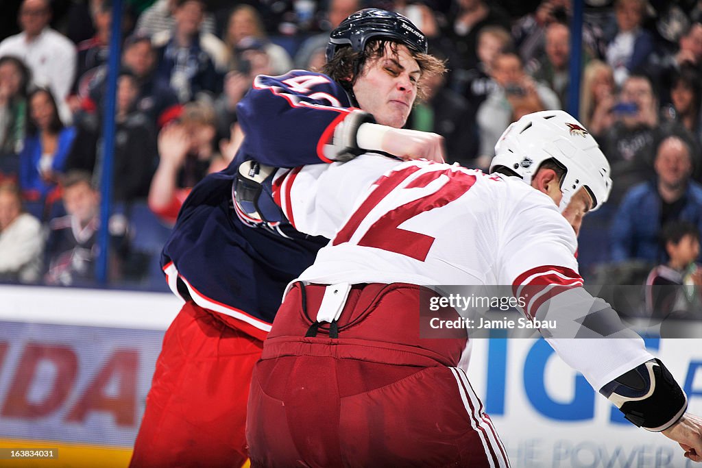 Phoenix Coyotes  v Columbus Blue Jackets