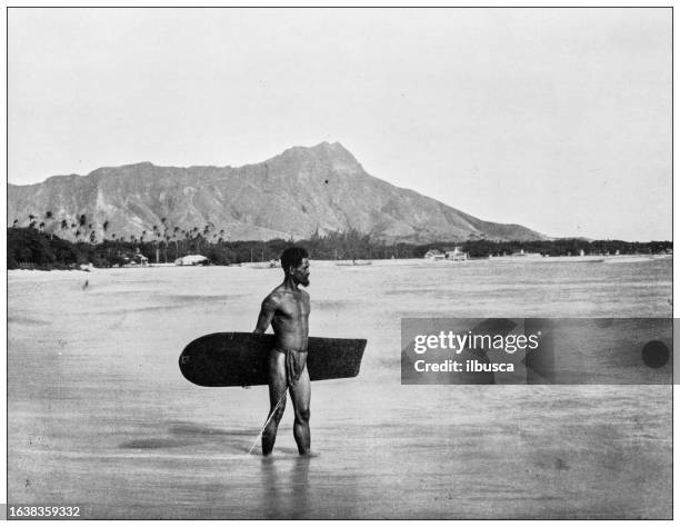 781 Vintage Surf Hawaii Photos Stock Photos, High-Res Pictures