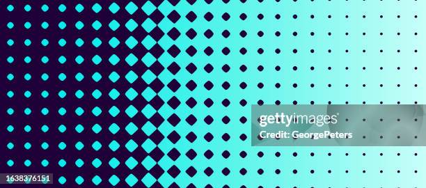 halftone dots background - teal gradient background stock illustrations