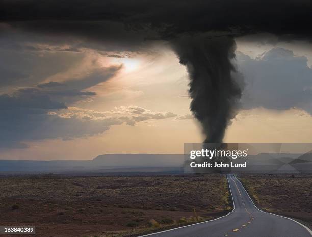 challenges on the way forward - tornado stockfoto's en -beelden