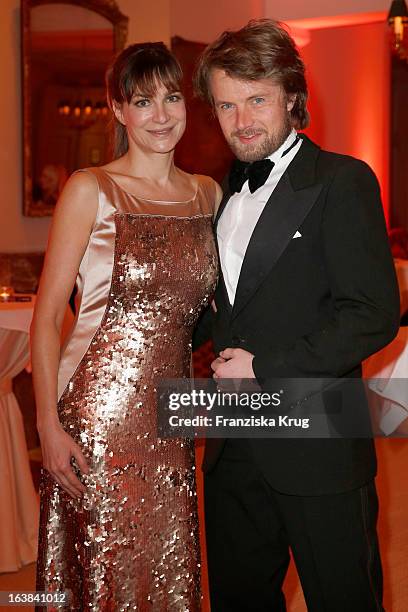 Alexandra Kamp and Michael von Hassel attend the Gala Spa Award 2013 at the Brenners Park Hotel on March 16, 2013 in Berlin, Germany.