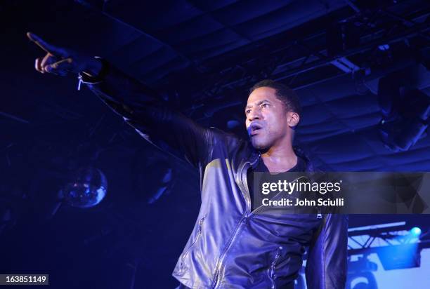 Tip of A Tribe Called Quest performs as Samsung Galaxy Sound Stage presents A Tribe Called Quest and Prince at SXSW on March 16, 2013 in Austin,...