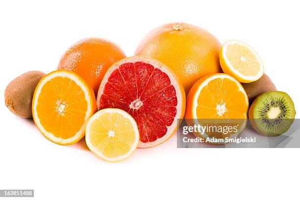 agrume - vitamina c foto e immagini stock