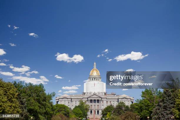 colorado state capitol building - colorado state capitol stock pictures, royalty-free photos & images