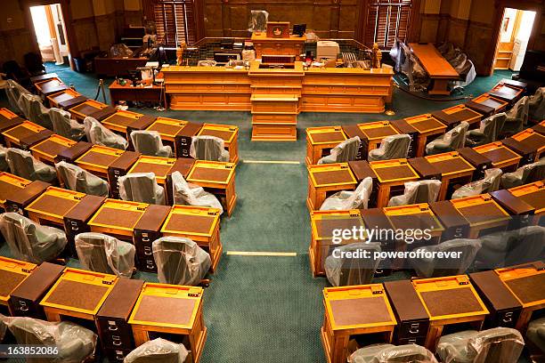 abgeordnetenhaus chamber colorado state capitol - colorado state capitol stock-fotos und bilder