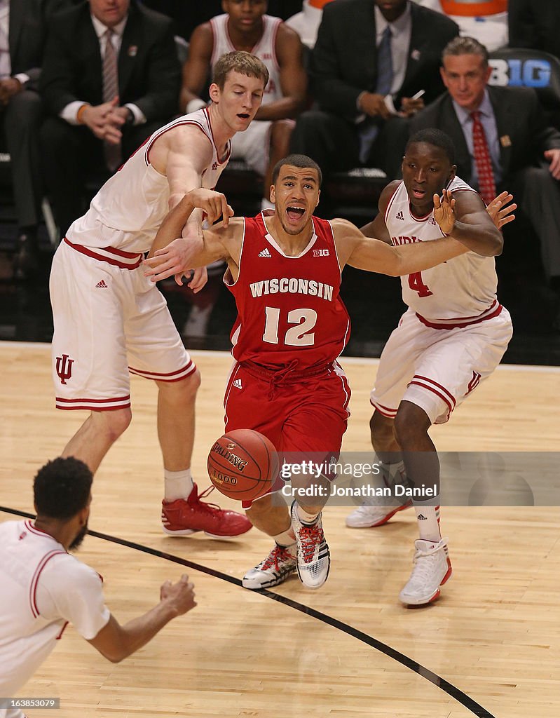 Big Ten Basketball Tournament - Semifinals - Indiana v Wisconsin