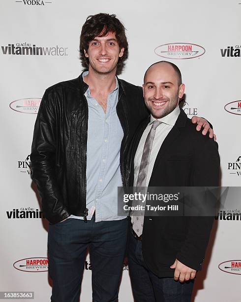 Personality Andrew Jenks and his Director of Development Brian Lindenbaum attend the "World Of Jenks" Season 2 Premiere And "Andrew Jenks: My Life As...