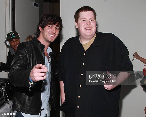 Personality Andrew Jenks and friend Chad DenDanto attend the "World Of Jenks" Season 2 Premiere And "Andrew Jenks: My Life As A Filmmaker" Book...