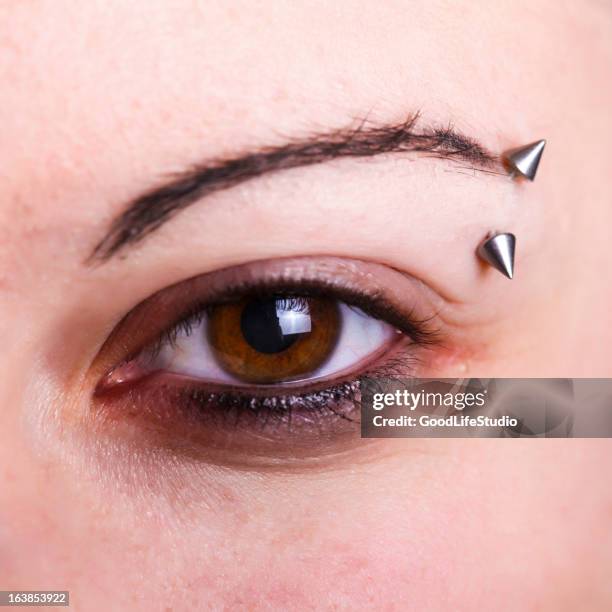 eye - pierced stock pictures, royalty-free photos & images