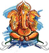 Painted Lord Ganesh