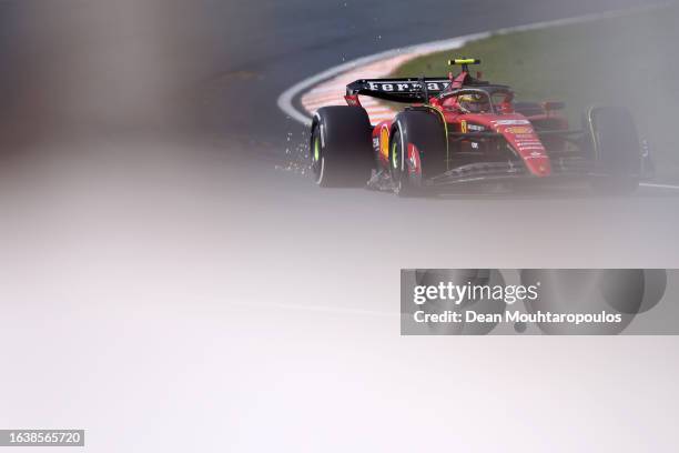 Robert Shwartzman of Israel driving the Ferrari SF-23 on track during practice ahead of the F1 Grand Prix of The Netherlands at Circuit Zandvoort on...