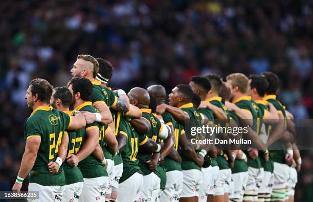Springbok Rugby Anthem South African Springboks Team Photos and Premium High Res Pictures ...