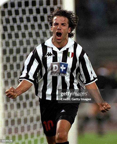 Alessandro Del Piero of Juventus in action in the Italian Super Cup against Lazio played in Italy. Lazio won the game 2-1. \ Mandatory Credit:...