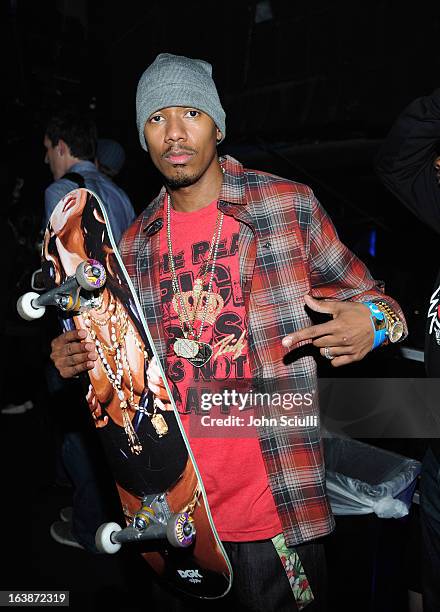 Actor Nick Cannon attends as the Samsung Galaxy presents Prince and A Tribe Called Quest at SXSW on March 16, 2013 in Austin, Texas.