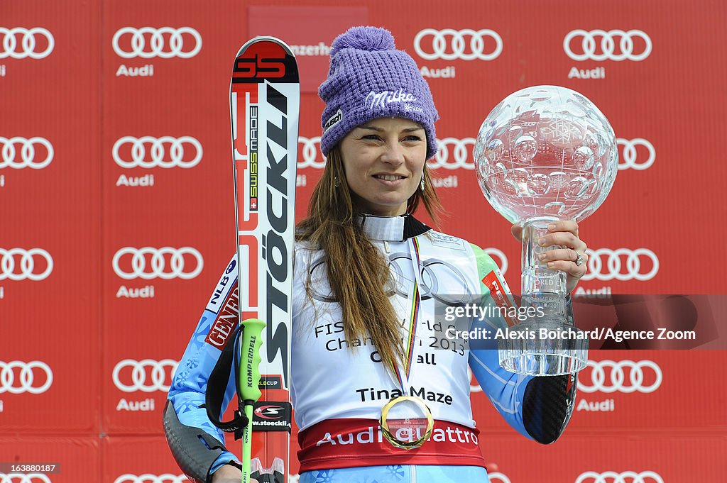 Audi FIS World Cup - Men's and Women's Overall Globe Awards