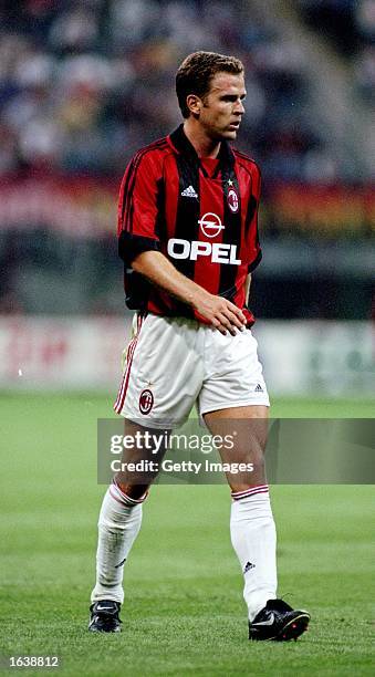 Oliver Bierhoff of AC Milan in action during the pre-season friendly against Juventus at the San Siro in Milan, Italy. \ Photo: Claudio Villa \...