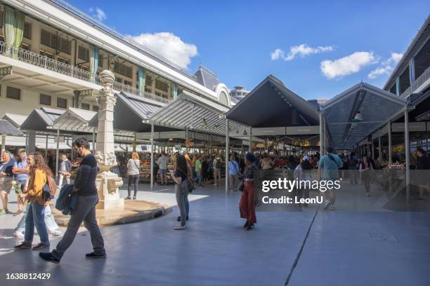 bolhao market, porto, portugal - porto portugal food stock pictures, royalty-free photos & images