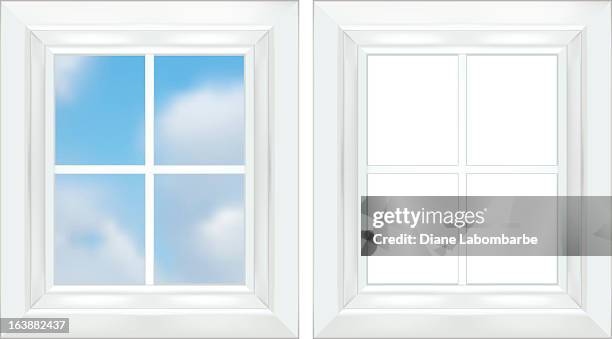 ilustraciones, imágenes clip art, dibujos animados e iconos de stock de marco de ventana - marco de ventana