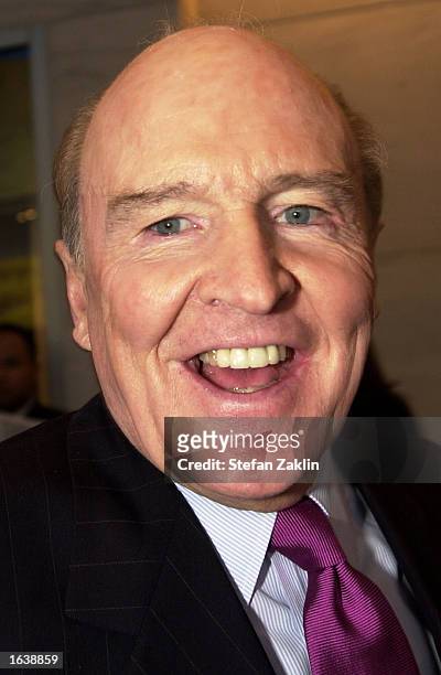 John F. Welch Jr., former CEO of General Electric, attends the Fortune Global Forum November 13, 2002 in Washington, DC. Executives and government...