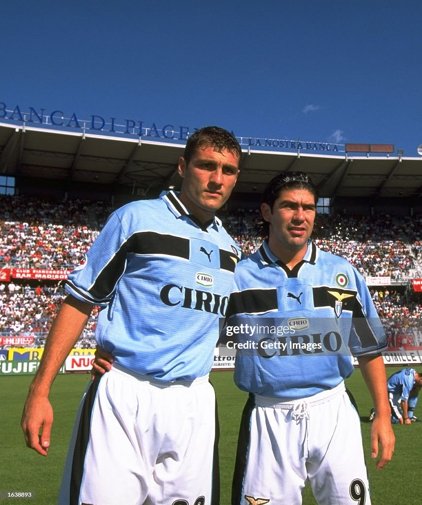 Marcelo Salas of Christian Vieri of Lazio