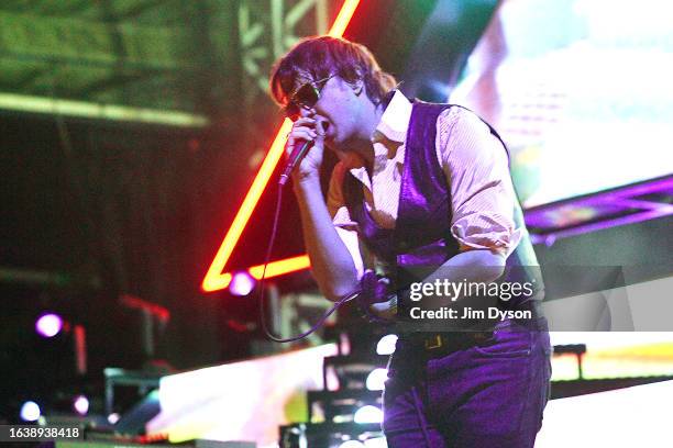 Julian Casablancas of The Strokes performs at All Points East Festival 2023 at Victoria Park on August 25, 2023 in London, England.